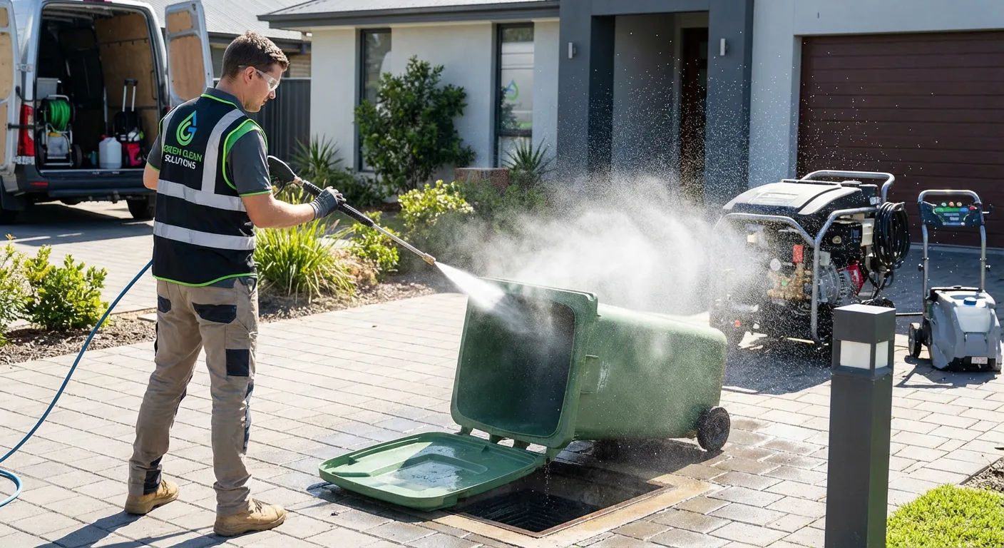 Professional trash can cleaning in Northwest Arkansas